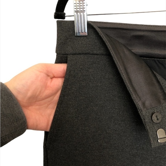 EILEEN FISHER Cropped Pant Women's Size Large Petite Gray Italian Fabric - Picture 10 of 11